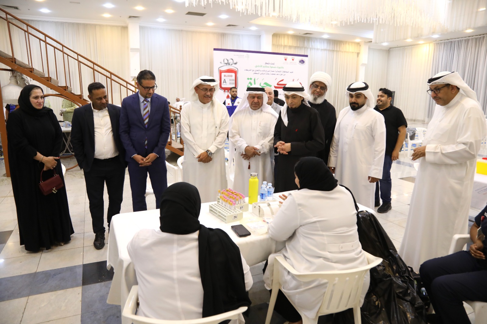  خلال موسم عاشوراء ... المحافظة الشمالية تنظم حملة للتبرع بالدم دعماً لمرضى السكلر<